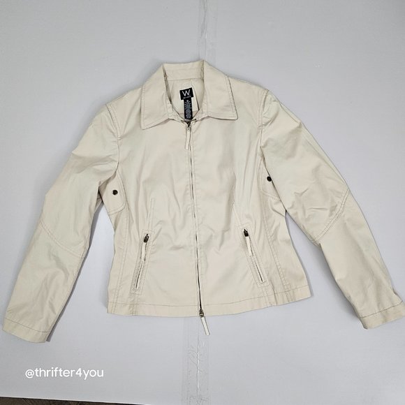 W Work to Weekend Nylon Cotton Women Blazer Jacket - Picture 1 of 4